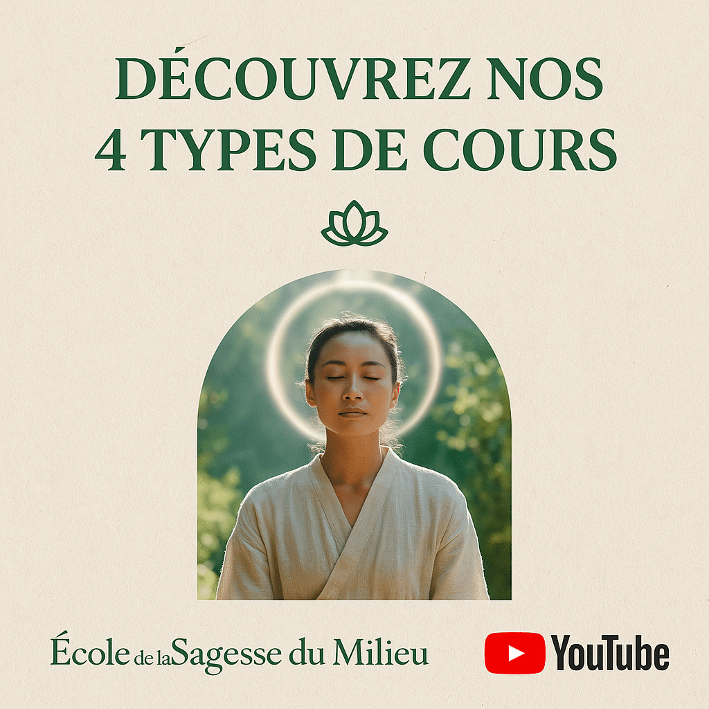 Lire la suite à propos de l’article École de la Sagesse du Milieu : Découvrez nos 4 types de cours