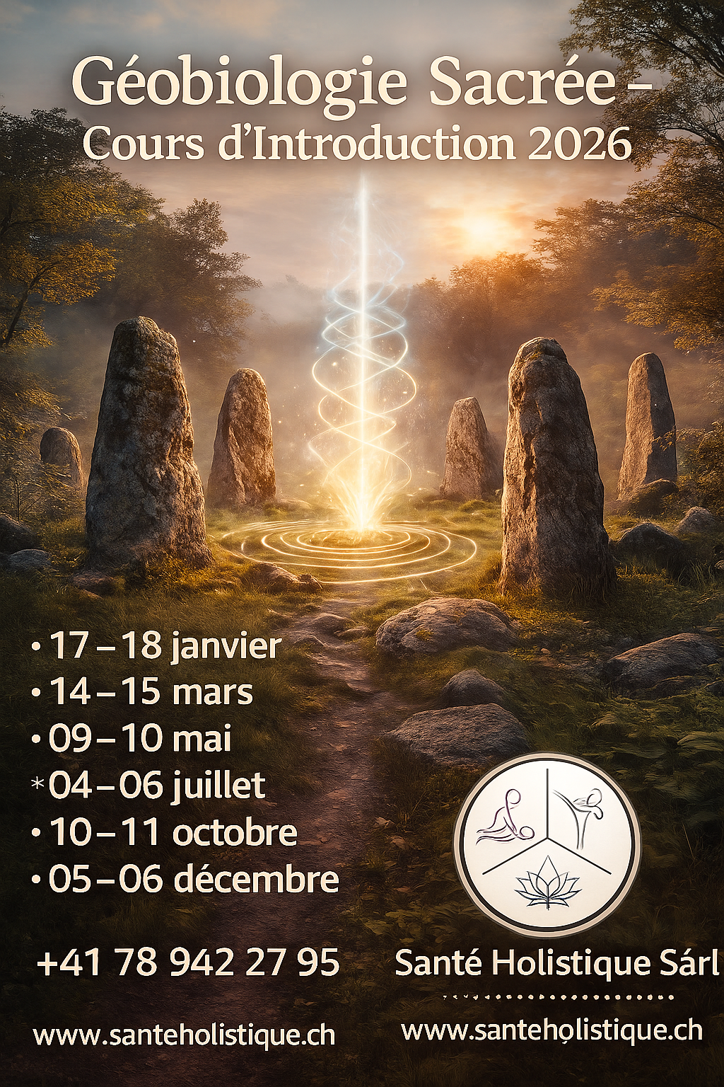 You are currently viewing Géobiologie Sacrée – Cours d’Introduction 2026 (Posieux – Fribourg)