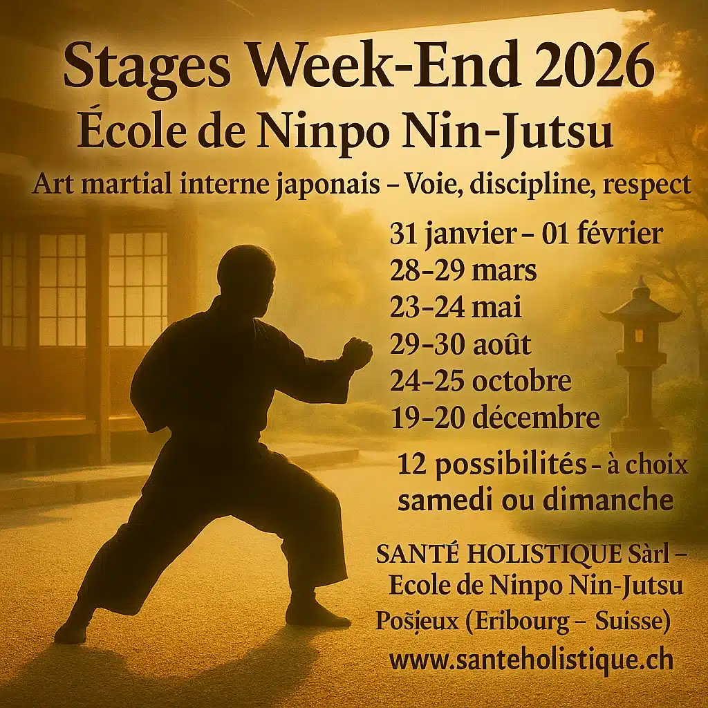 Lire la suite à propos de l’article Stages Week-End 2026 – École de Ninpo Nin-Jutsu