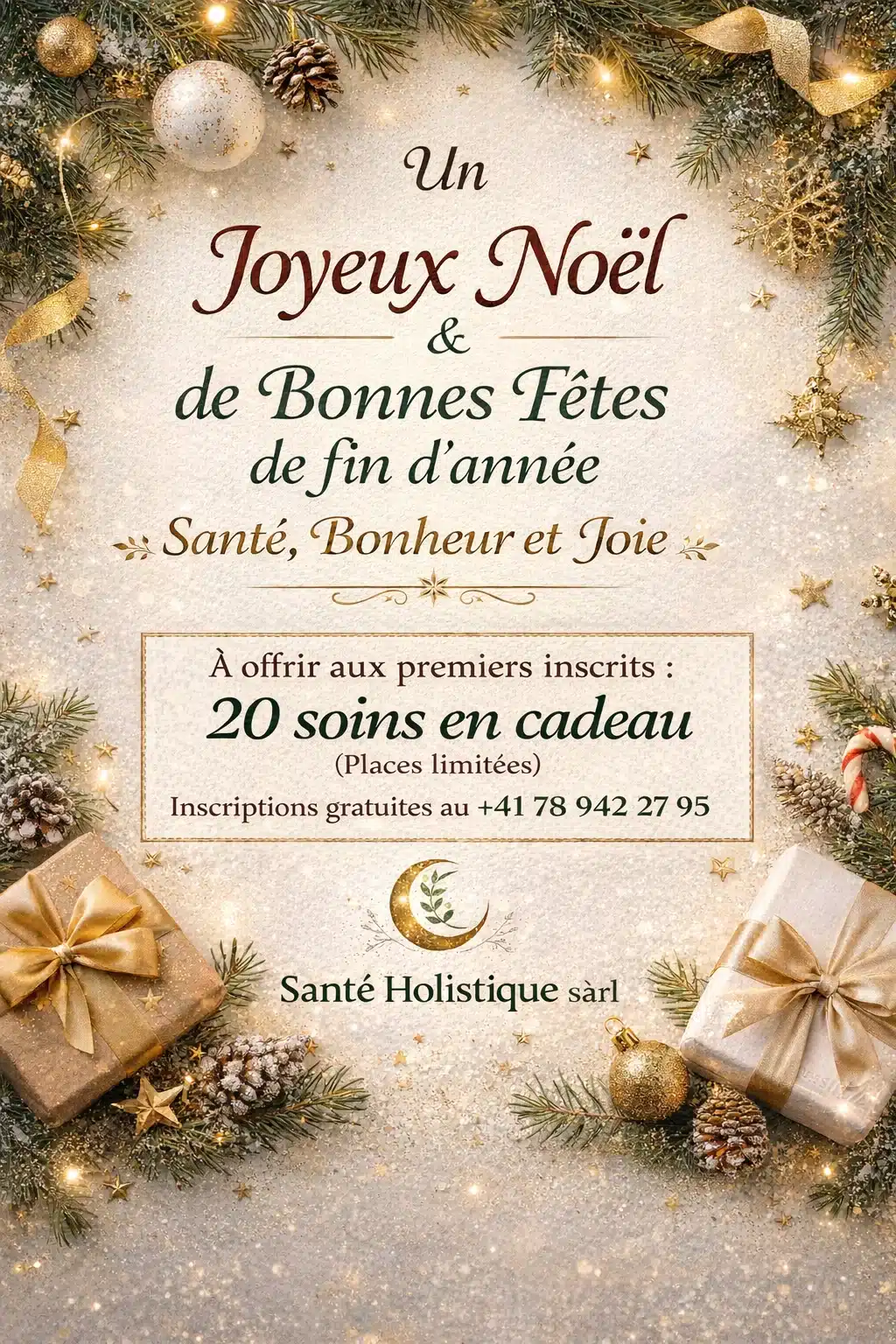 Lire la suite à propos de l’article Un Joyeux Noël & de très belles Fêtes de fin d’année – Santé Holistique