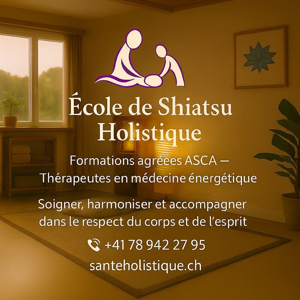 École Shiatsu Holistique Fribourg | Formation ASCA-2 École de Shiatsu Holistique à Posieux (Fribourg) depuis 1991. Formations professionnelles agréées ASCA (Technicien & Praticien). Journée découverte gratuite.