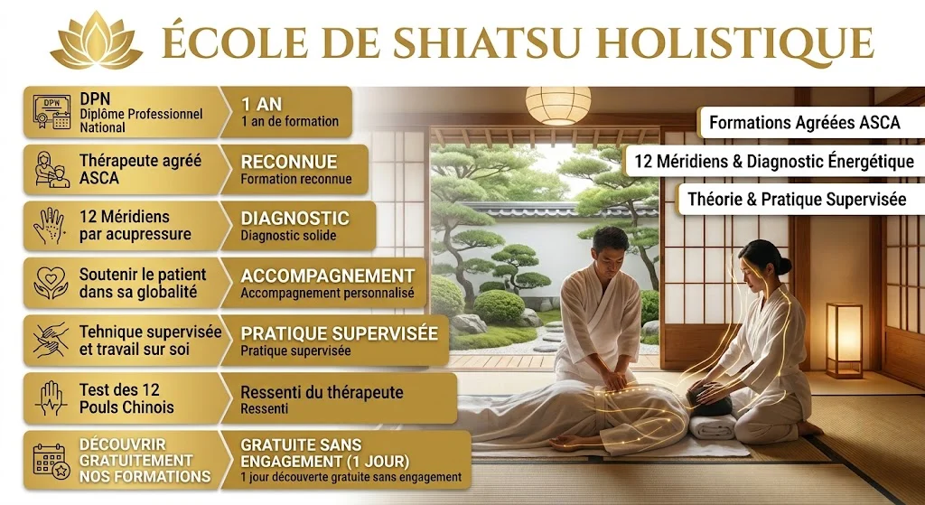 École Shiatsu Holistique Fribourg | Formation ASCA École de Shiatsu Holistique à Posieux (Fribourg) depuis 1991. Formations professionnelles agréées ASCA (Technicien & Praticien). Journée découverte gratuite.